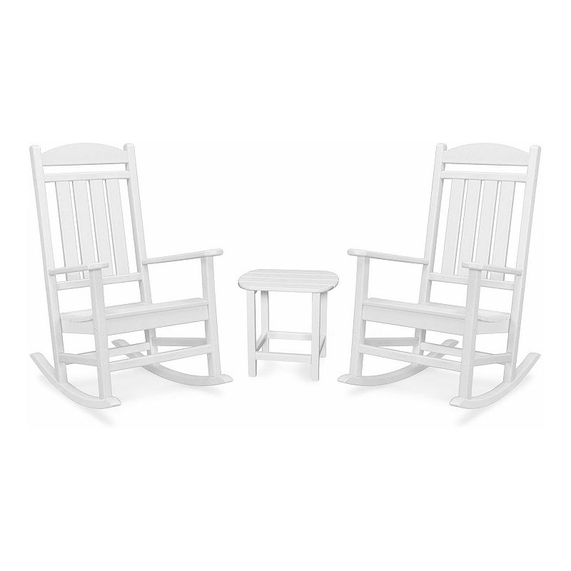 Hanover Accessories Pineapple Cay All-Weather Porch Rocking Chair 3-piece S