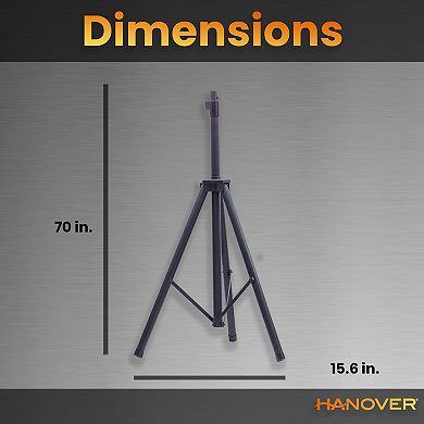 Hanover Accessories Height Adjustable Heat Lamp Tripod Stand