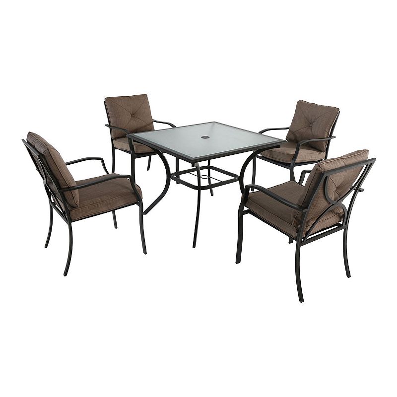Hanover Accessories Palm Bay Dining 5-piece Set, Brown