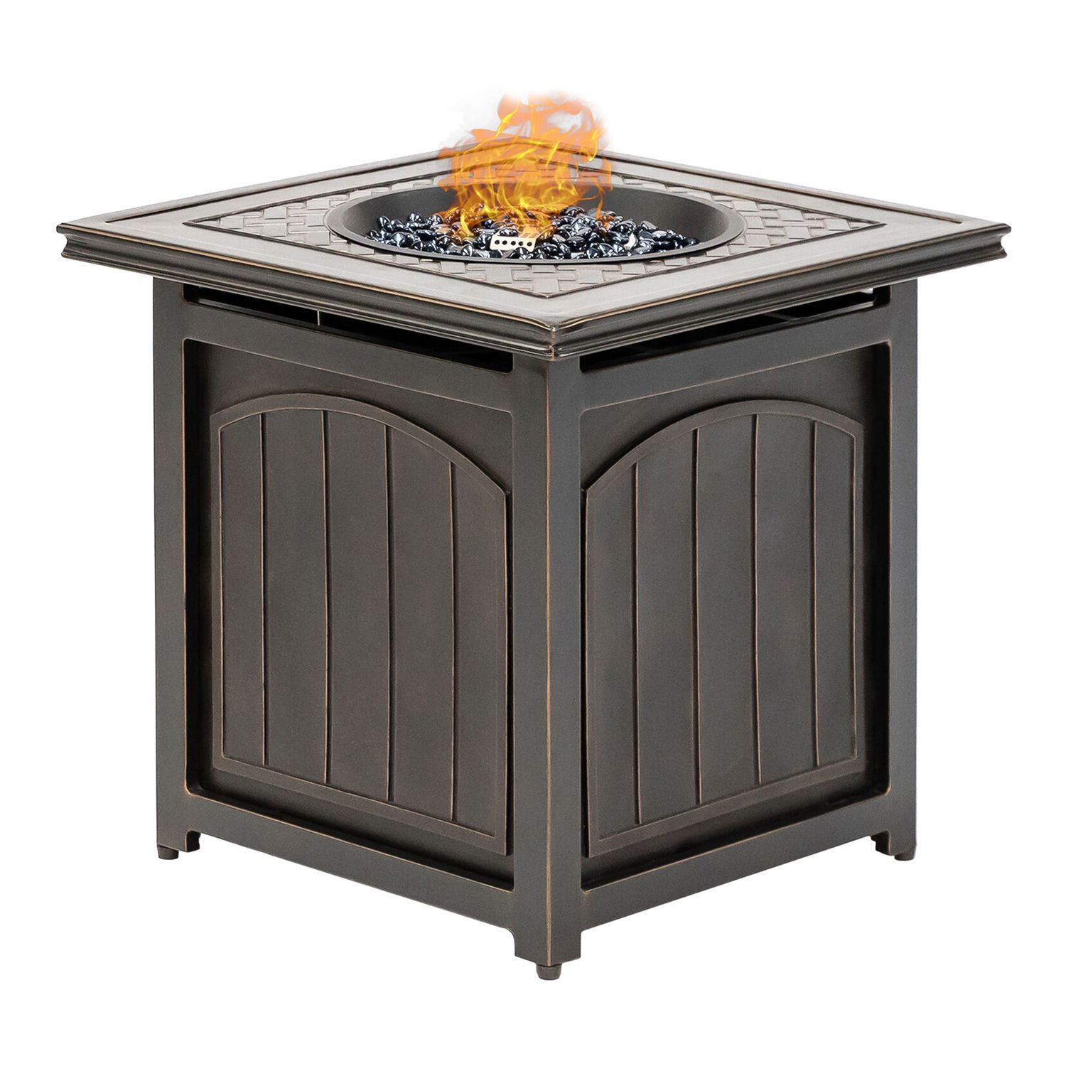 Image for Hanover Accessories Traditions Square Gas Fire Pit End Table at Kohl's.