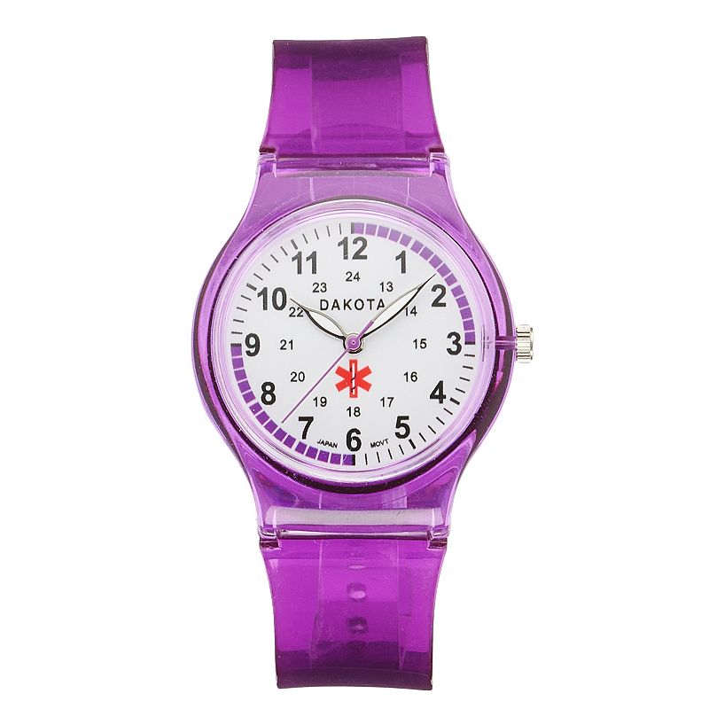 Womens Dakota Lightweight Plastic Nurse Watch, Size: Medium, Purple