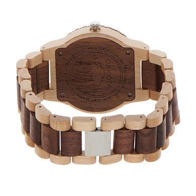 Men's Dakota Maple & Walnut Wood Watch