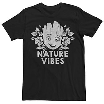 Men's Marvel Guardians Of The Galaxy Groot Nature Vibes Tee