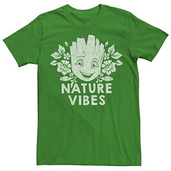 Men's Marvel Guardians Of The Galaxy Groot Nature Vibes Tee