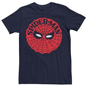 Men's Marvel Spider-Man Web Face Tee