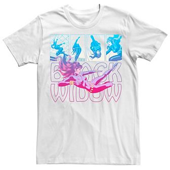 Men's Marvel Black Widow Panels Tee