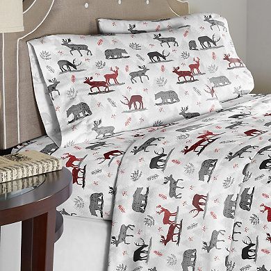 Pointehaven Deep Pocket Flannel Sheet Set
