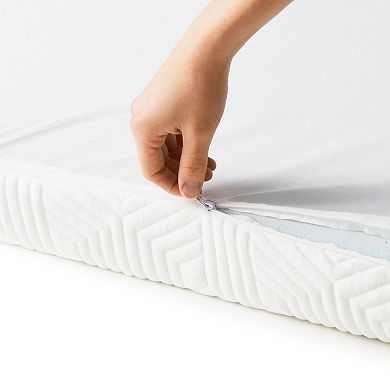 Lucid Dream Collection 3" Gel Memory Foam Topper with Breathable Cover
