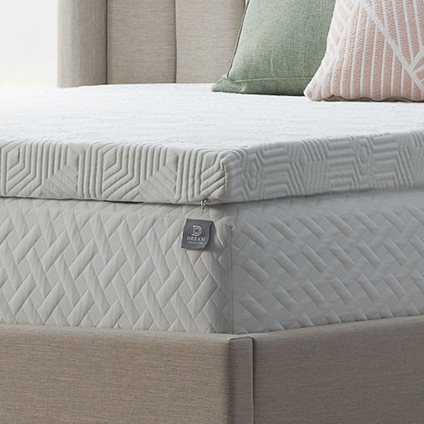 Lucid Dream Collection 4" Gel Memory Foam Topper with Breathable Cover