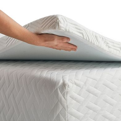Lucid Dream Collection 4" Gel Memory Foam Topper with Breathable Cover