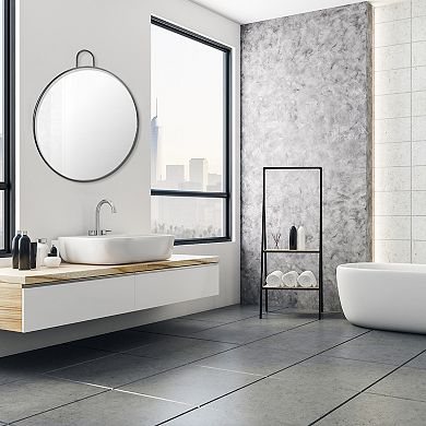 Stonebriar Collection Large Round Wall Mirror