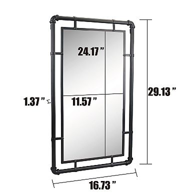 Stonebriar Collection Rectangular Hanging Wall Mirror