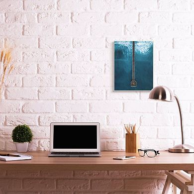 Stupell Home Decor Wharf and Waves Plaque Wall Art