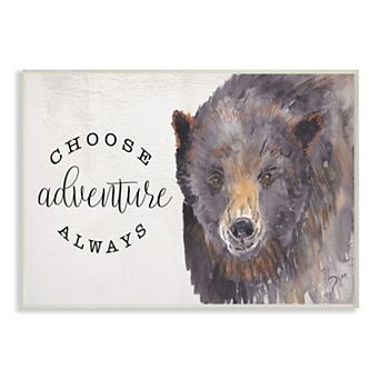 Stupell Home Decor Choose Adventure Always Plaque Wall Art