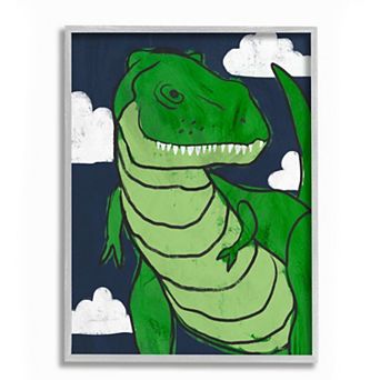 Stupell Home Decor T-Rex Framed Wall Art