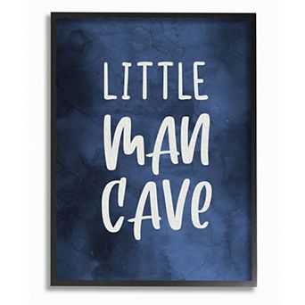 Boys Stupell Home Decor Little Man Cave Framed Wall Art
