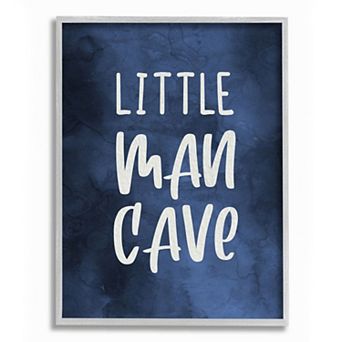 Boys Stupell Home Decor Little Man Cave Framed Wall Art