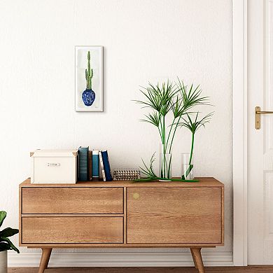 Stupell Home Decor Indoor Succulent Still Life Tall Prickly Cactus Framed Wall Art