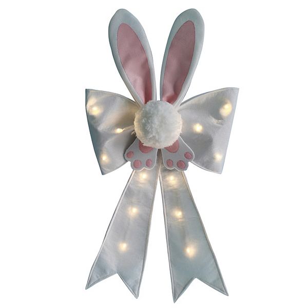 Download Celebrate Easter Together Led Bunny Bow Wall Decor