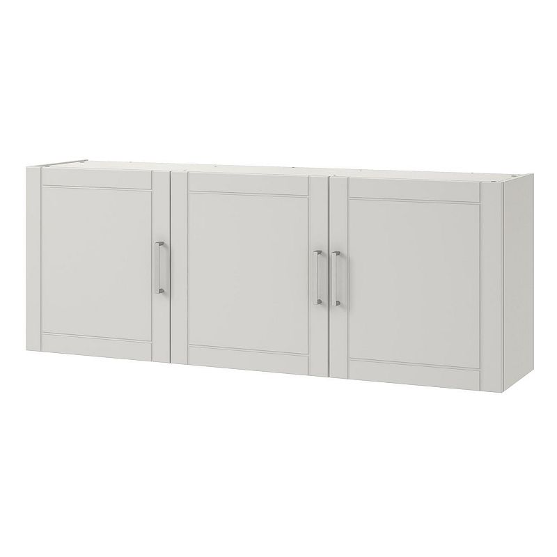 SystemBuild Callahan 3-Door Wall Storage Cabinet, White