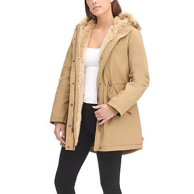 Women s Levi s Arctic Cloth Fishtail Parka Jacket