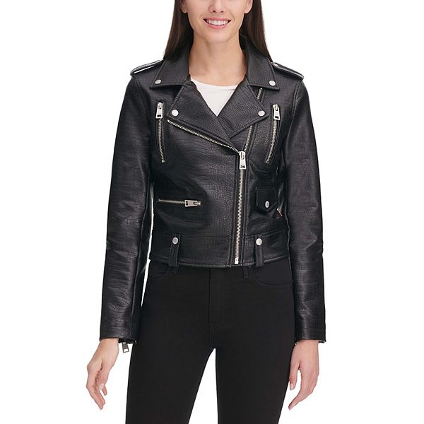 Women's Levi's® Classic Faux Leather Asymmetrical Motorcycle Jacket