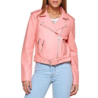 Women's Levi's® Belted Faux Leather Motorcycle Jacket
