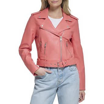 Women's Levi's® Belted Faux Leather Motorcycle Jacket