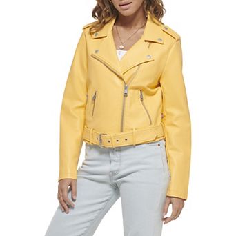 Women's Levi's® Belted Faux Leather Motorcycle Jacket