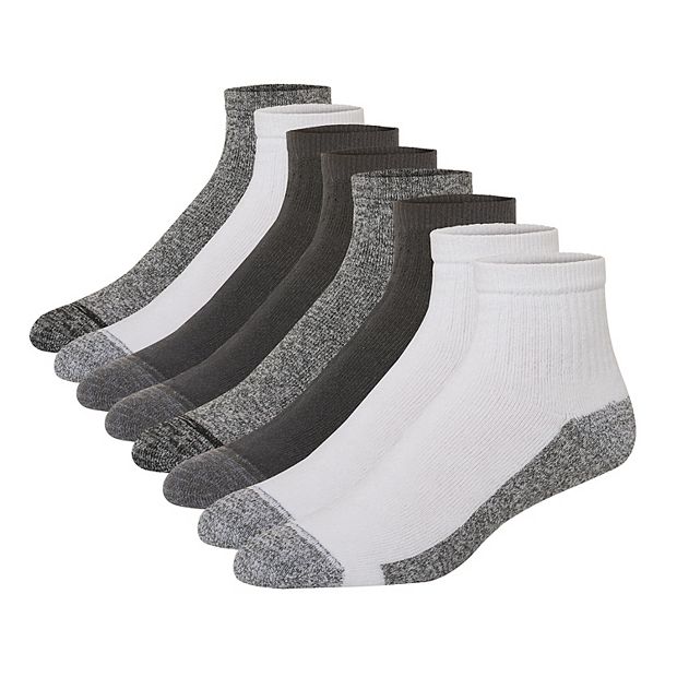 Hanes Ultimate Men's 8-Pack Ultra Cushion FreshIQ Odor Control with Wicking  Crew Socks, White/Black/Grey Assorted : : Clothing, Shoes &  Accessories