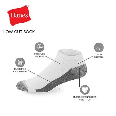 Men's Hanes 8-pack Ultimate X-Temp Ultra Cushion Low-Cut Socks