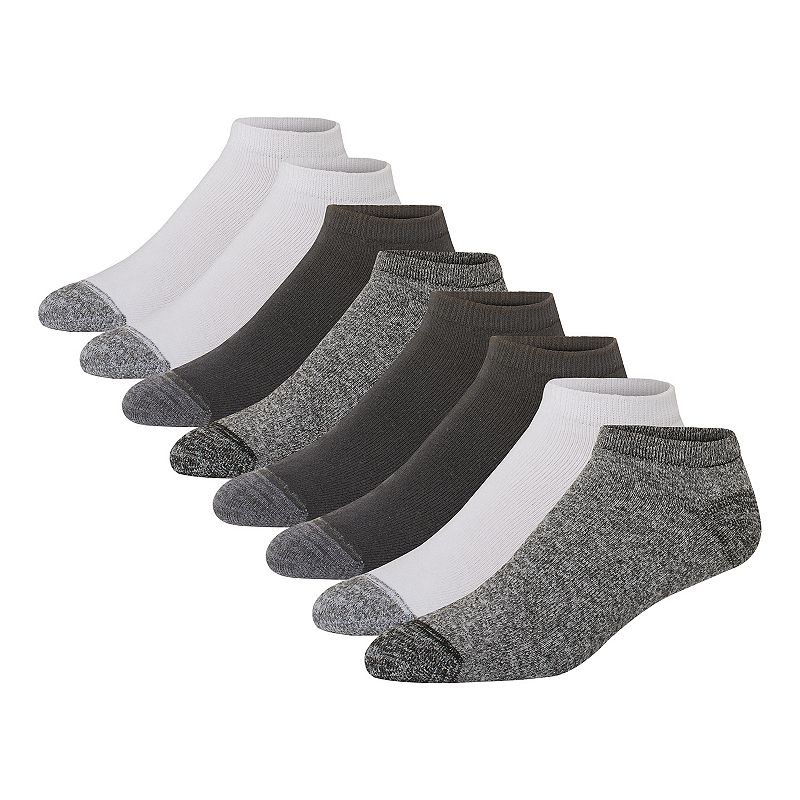 Mens Hanes 8-pack Ultimate X-Temp Ultra Cushion Low-Cut Socks, Size: 6-12,