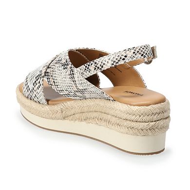 Sonoma Goods For Life® Geyser Women's Espadrille Wedge Sandals 