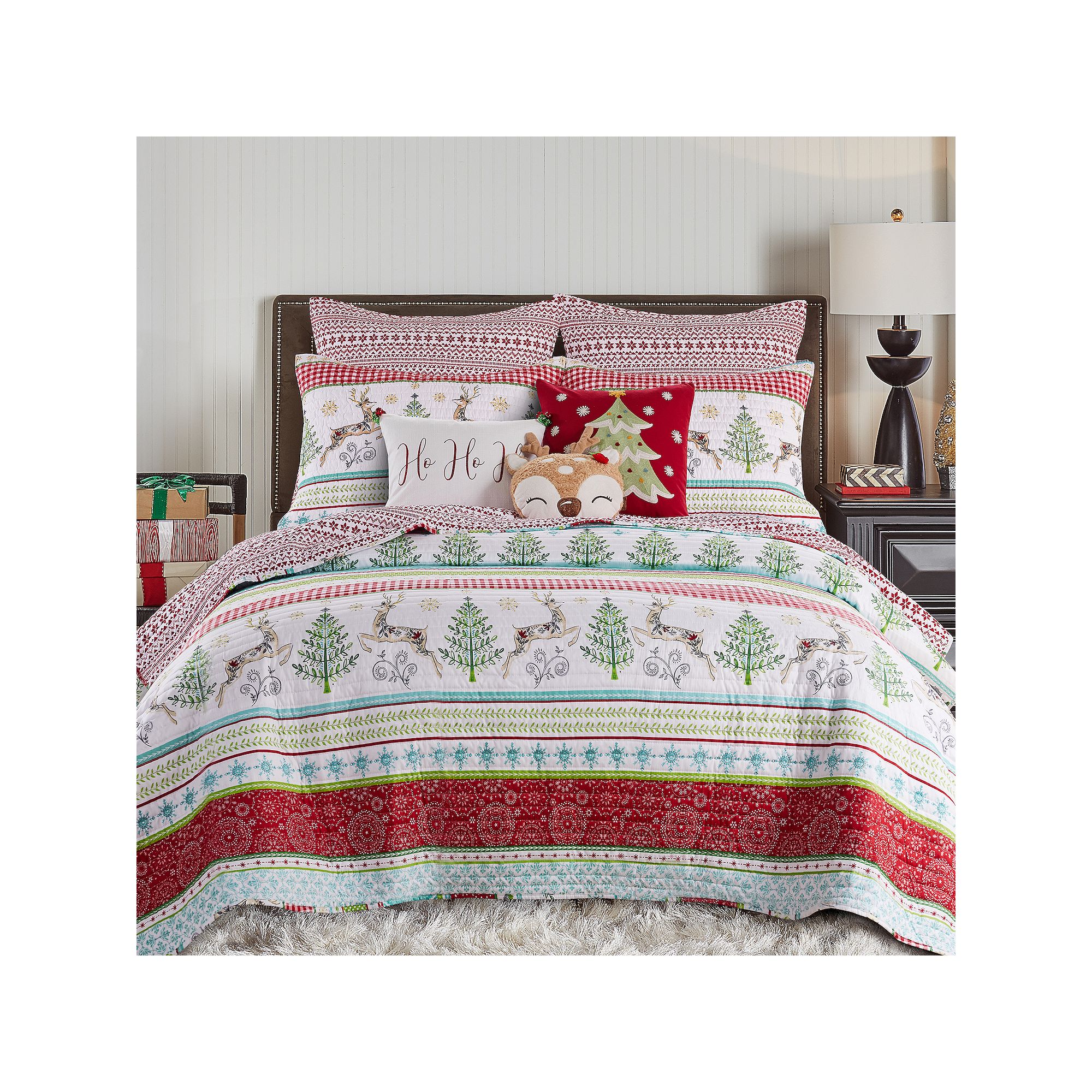 Levtex Home Comet & Cupid Quilt or Shams, Green