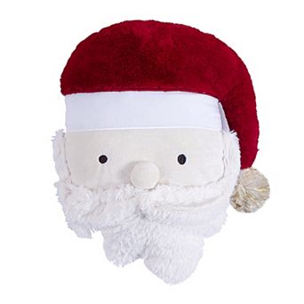 Levtex Home Merry & Bright Holly Jolly Figural Santa Pillow