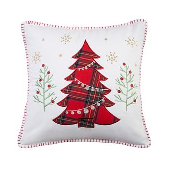 Levtex Home Thatch Home Spencer Plaid Tree Whipstitch Pillow