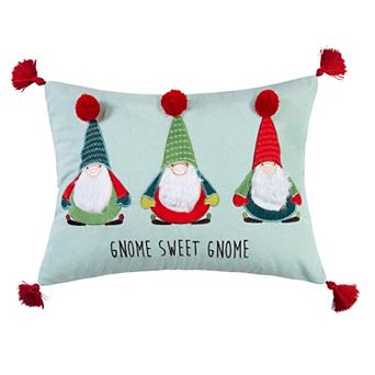 Levtex Home Merry & Bright Gnome for the Holidays Merry & Bright Gnome Sweet Merry & Bright Gnome Pillow