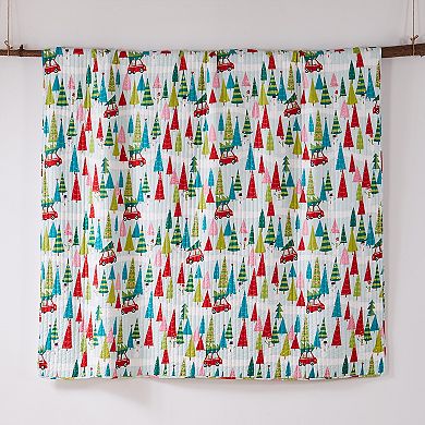 Levtex Home Merry & Bright Holly Jolly Quilt or Sham