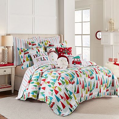 Levtex Home Merry & Bright Holly Jolly Quilt or Sham