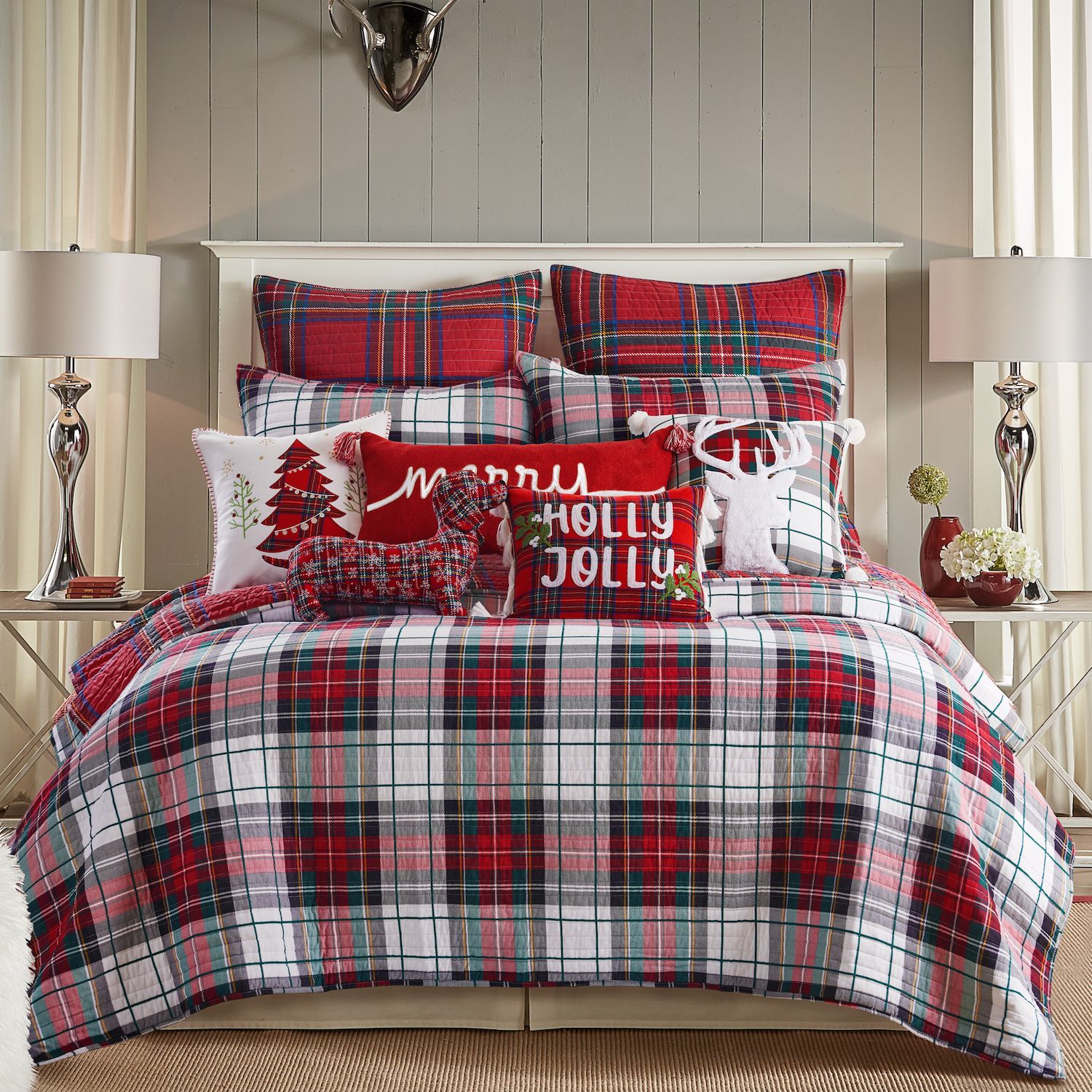 plaid quilt