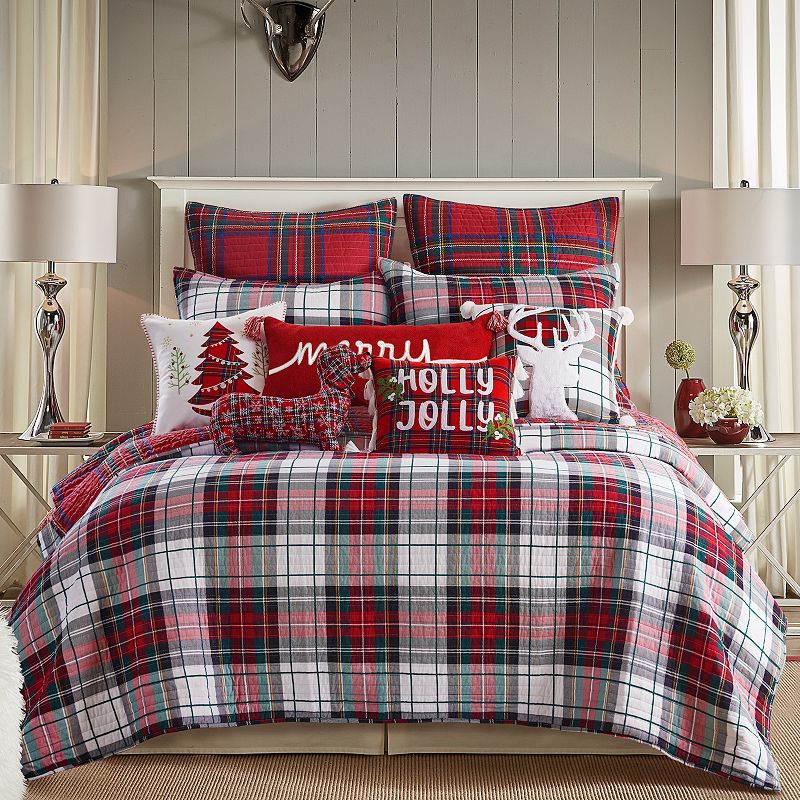 86664860 Levtex Home Thatch Home Spencer Plaid Quilt or Sha sku 86664860