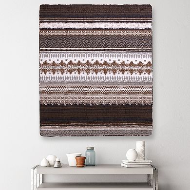 Greenland Home Fashions Southwest Latte Throw