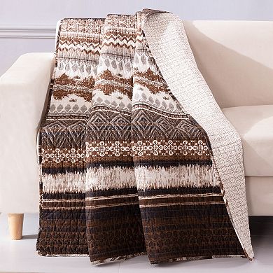 Greenland Home Fashions Southwest Latte Throw