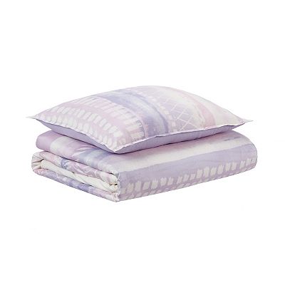 Koolaburra by UGG Queen Comforter Set Ribbed Lavender Light outlets Purple Bedding Shams