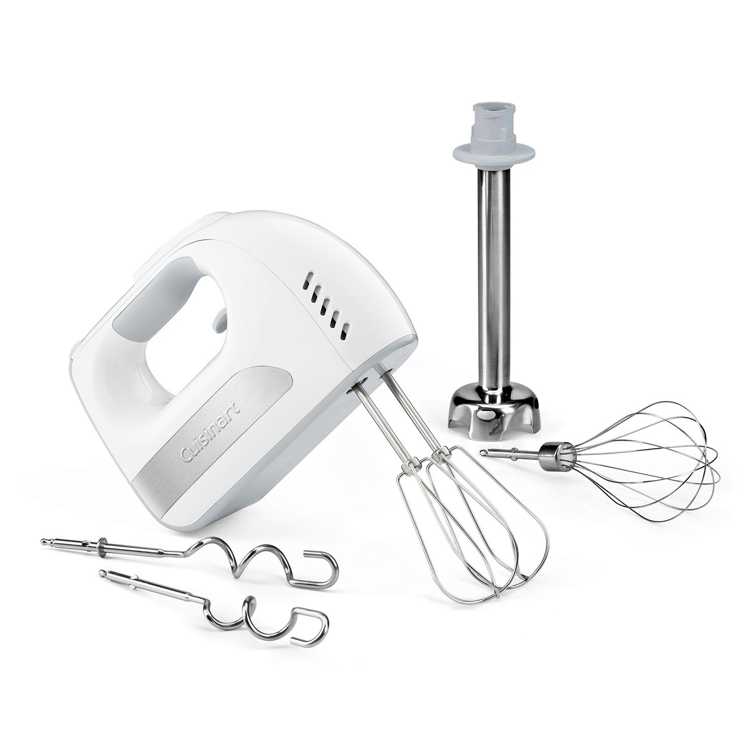 KitchenAid Cordless Variable Speed Hand Blender with Chopper and Whisk  Attachment - KHBBV83 & 6 Speed Hand Mixer with Flex Edge Beaters - KHM6118