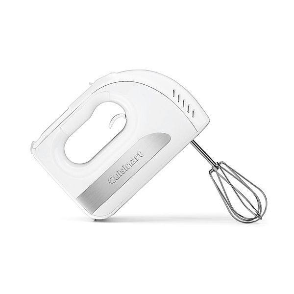 Cuisinart Power Advantage 9-Speed White Hand Mixer with Recipe