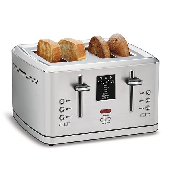 KRUPS 4 Slice Stainless Steel Toaster KH734D50 KH734D50