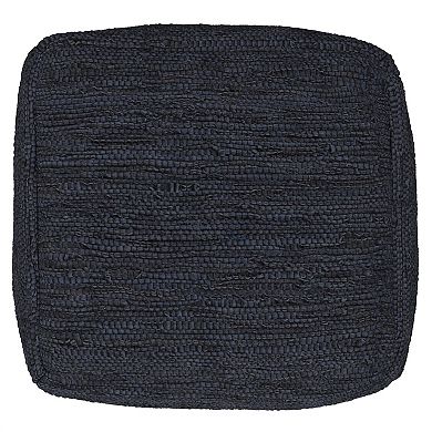 Simpli Home Fredrik Square Pouf