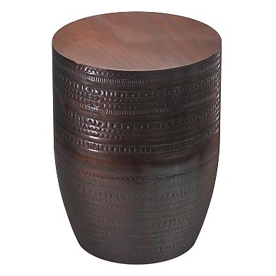 Simpli Home Johnsen Large Accent End Table