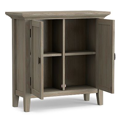 Simpli Home Redmond Low Storage Cabinet